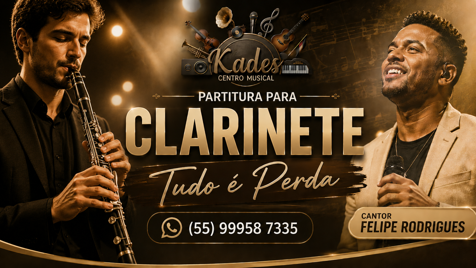 Partitura Tudo é Perda - Felipe Rodrigues - Clarinete