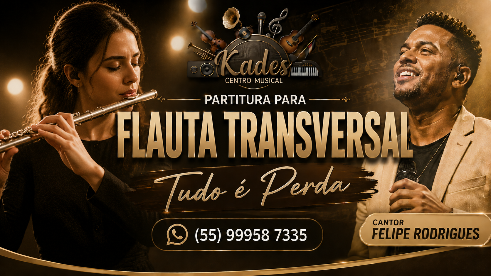 Partitura Tudo é Perda - Felipe Rodrigues - Flauta Transversal