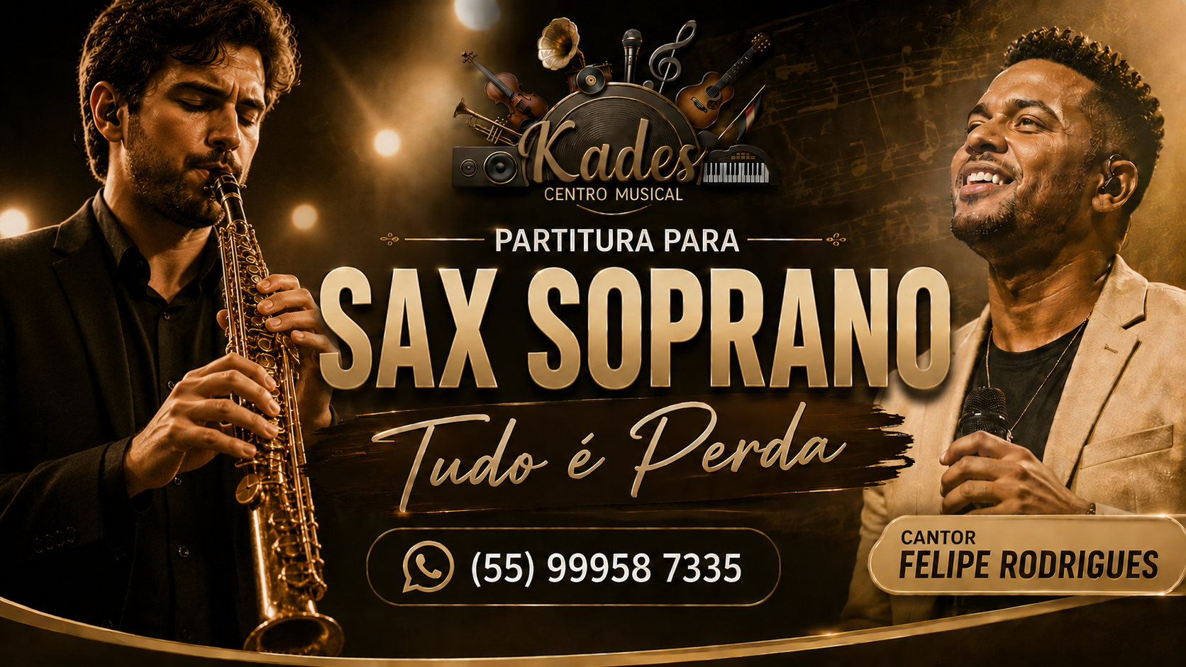 Partitura Tudo é Perda - Felipe Rodrigues - Sax Soprano