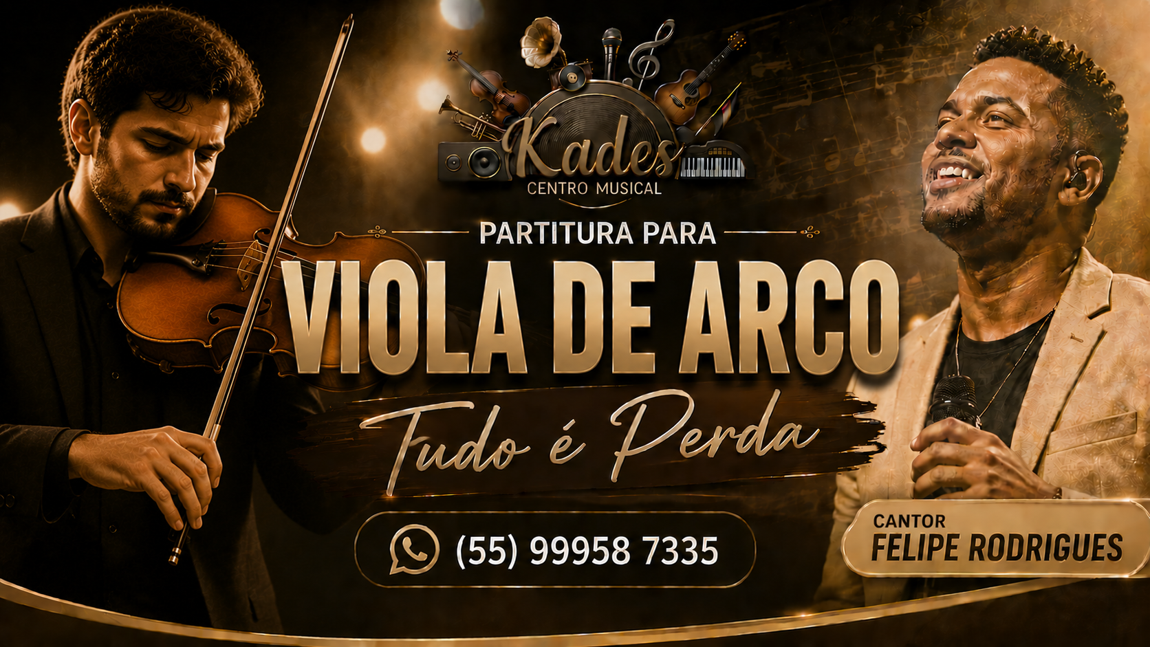 Partitura Tudo é Perda - Felipe Rodrigues - Viola