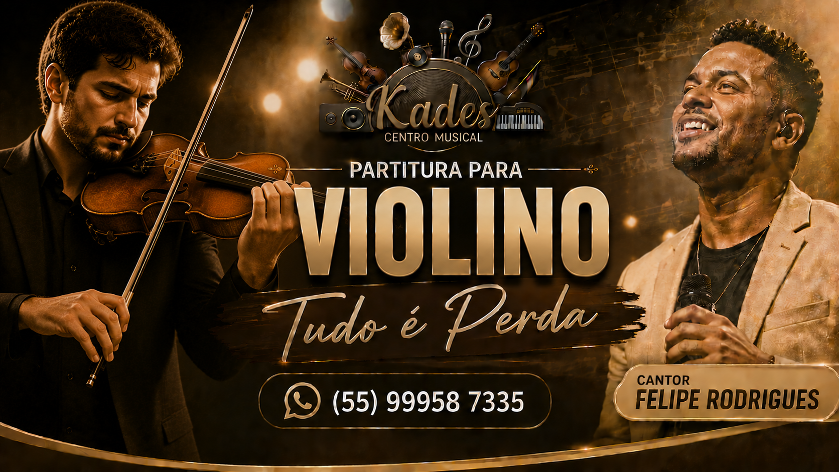 Partitura Tudo é Perda - Felipe Rodrigues - Violino